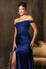 Red Carpet Dress Off Shoulder Sequin Formal Gown By May Queen MQ2146 - Dress