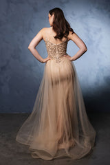 Red Carpet Dress Scoop Neck Mermaid Gala Dress by May Queen MQ2125 - Dress
