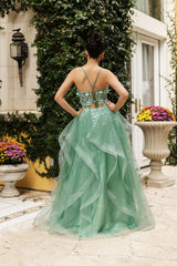 Red Carpet Dress Sweetheart A-Line Sparkle Gown By Royal Queen RQ8158 - Dress