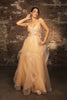 Red Carpet Dress Sweetheart A-Line Sparkle Gown By Royal Queen RQ8158 - CHAMPAGNE / 2 - Dress