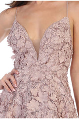 Thigh High Slit Prom Dress