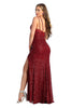 Royal Queen RQ7940 Dual Straps Sequined Prom Dress - Dress