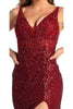 Royal Queen RQ7940 Dual Straps Sequined Prom Dress - Dress