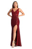 Royal Queen RQ7940 Dual Straps Sequined Prom Dress - Dress