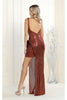 Sequined Holiday Dresses - Dress