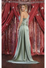 Royal Queen RQ7980 High Slit Embellished Evening Gown - Dress
