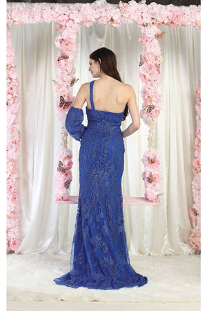 Royal Queen RQ7997 Arm Sleeve Prom Gown - Dress