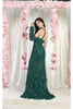 Royal Queen RQ7997 Arm Sleeve Prom Gown - Dress