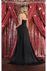 Royal Queen RQ8001 Pleated Bodice Prom Gown - Dress