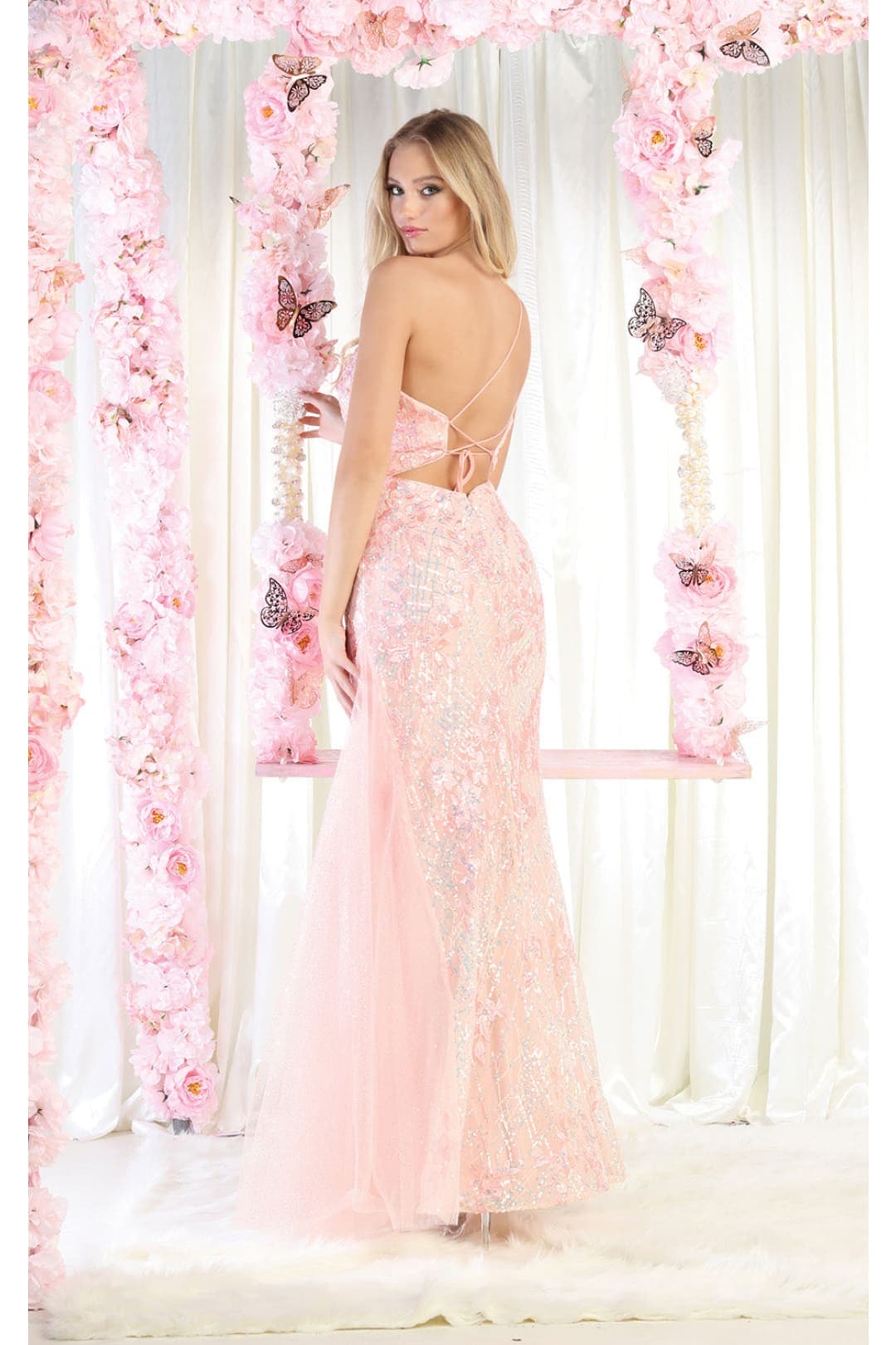 Royal Queen RQ8014 One Shoulder Mermaid Gown - Dress