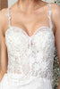 Royal Queen RQ8018 Sweetheart Corset Bodice Wedding Gown - IVORY/NUDE / 4 - Dress