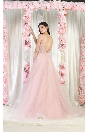 Royal Queen RQ8024 Spaghetti Straps Pageant Gown - Dress