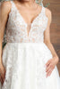 Royal Queen RQ8098 Lace Applique Ivory Wedding A-Line Dress - Dress