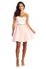 Short Dresses for Hoco - BLUSH / 2