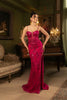 Special Occasion Dress High Slit Sequin Mermaid By May Queen MQ2118 - Dress