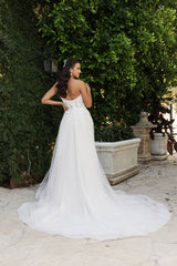 Wedding Dress Detachable Long Sleeves Gown By Royal Queen RQ8168 - Dress