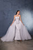 Wedding Dress Sleeveless Beaded Bridal Gown By Royal Queen RQ8146 - WHITE / 4 - Dress