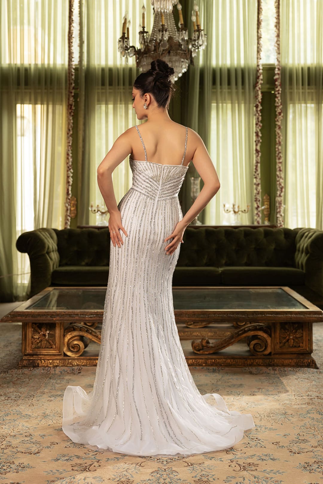 Wedding Dress Sweetheart Beaded Sheath Gala Gown By Royal Queen RQ8169 - Dress