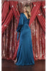 Western Dress For Women in Teal Blue By May Queen MQ1974